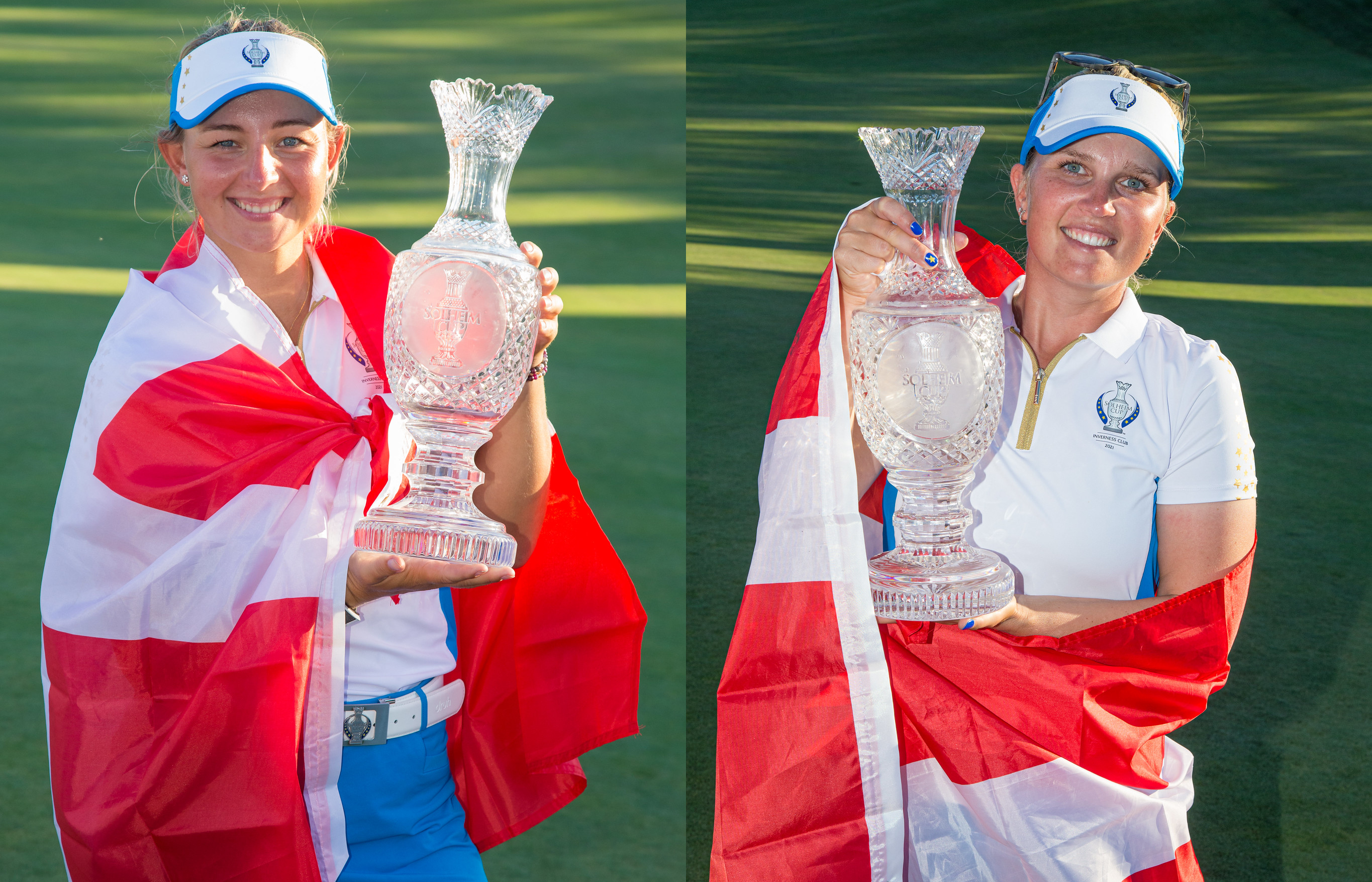 Emily K. Pedersen og Nanna Koerstz Madsen var med til at sikre Europas sejr over USA i PING Solheim Cup 2021 i USA. (FOTO: TRISTAN JONES/LET)