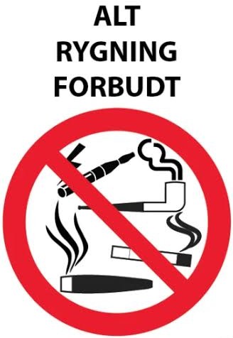 Rygning Forbudt
